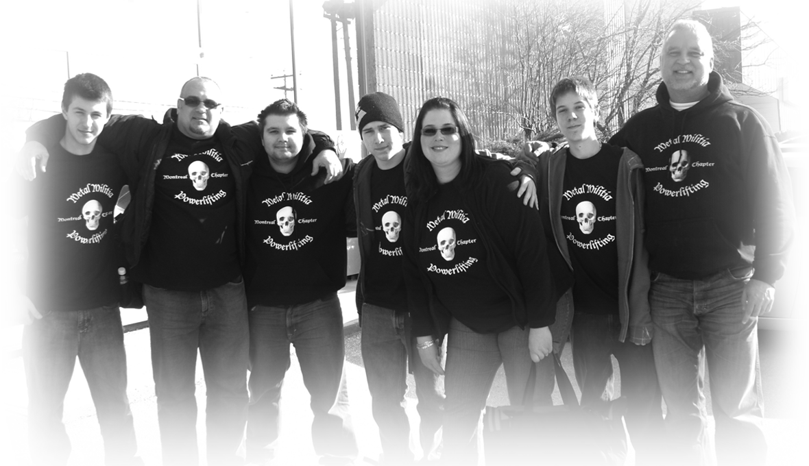 Group METAL MILITIA T shirts and MM Hoodies