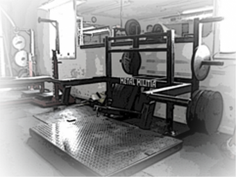 METAL MILITIA BELT SQUAT FOR SALE